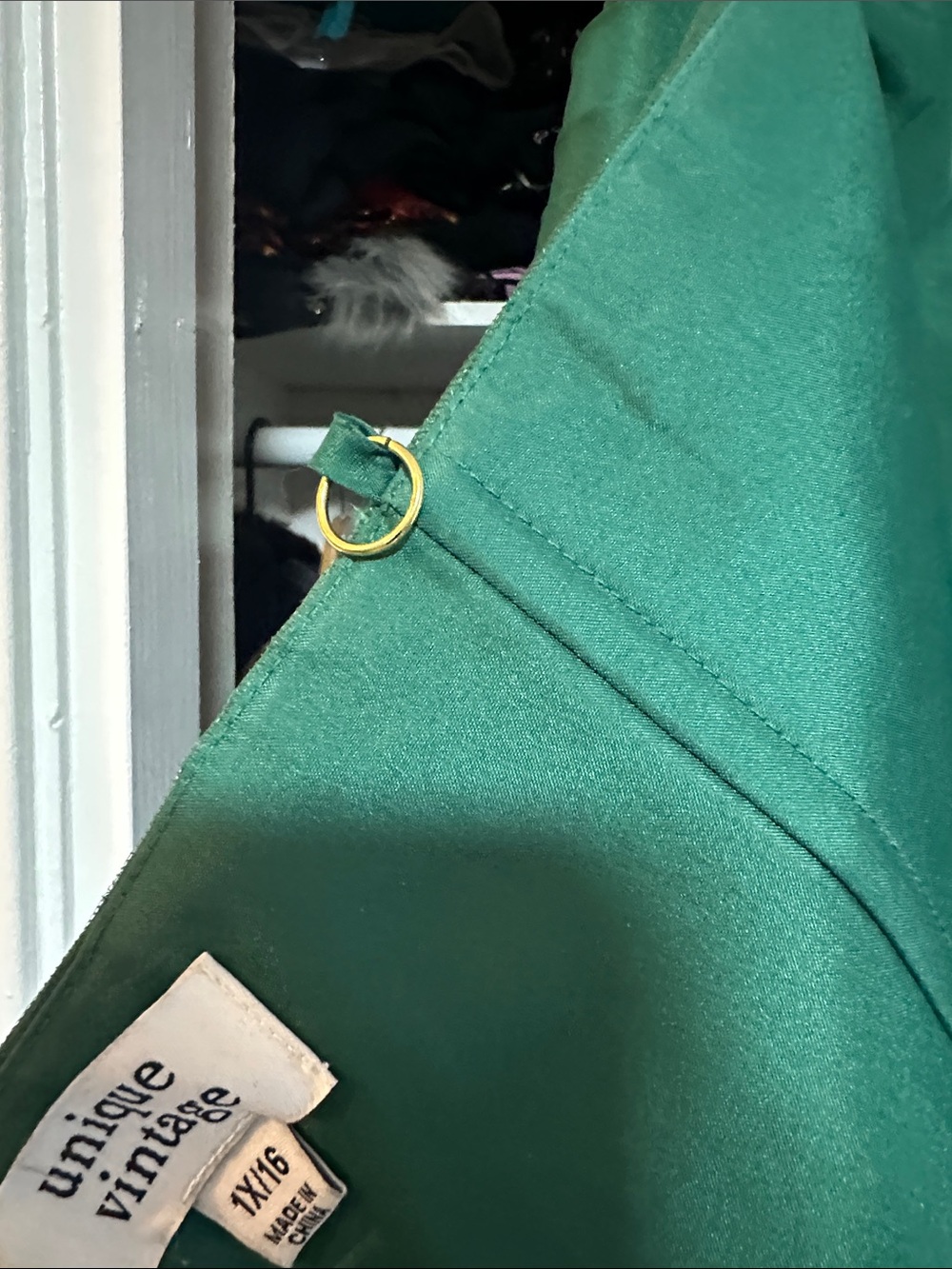 Emerald Green Ruffled Halter Tulle Party Dress - Picture 13 of 17